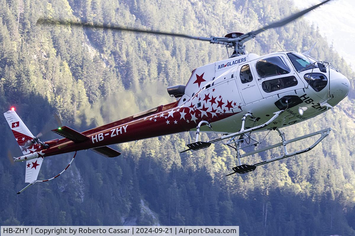 HB-ZHY, 2007 Eurocopter AS-350B-3 Ecureuil Ecureuil C/N 4220, Air Glaciers Base