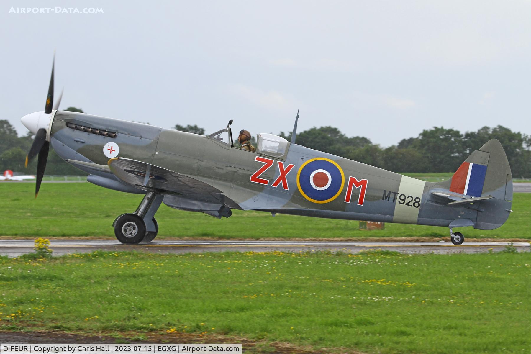 D-FEUR, 1944 Supermarine 359 Spitfire HF.VIIIc C/N 6S/583793, Flying Legends 2023