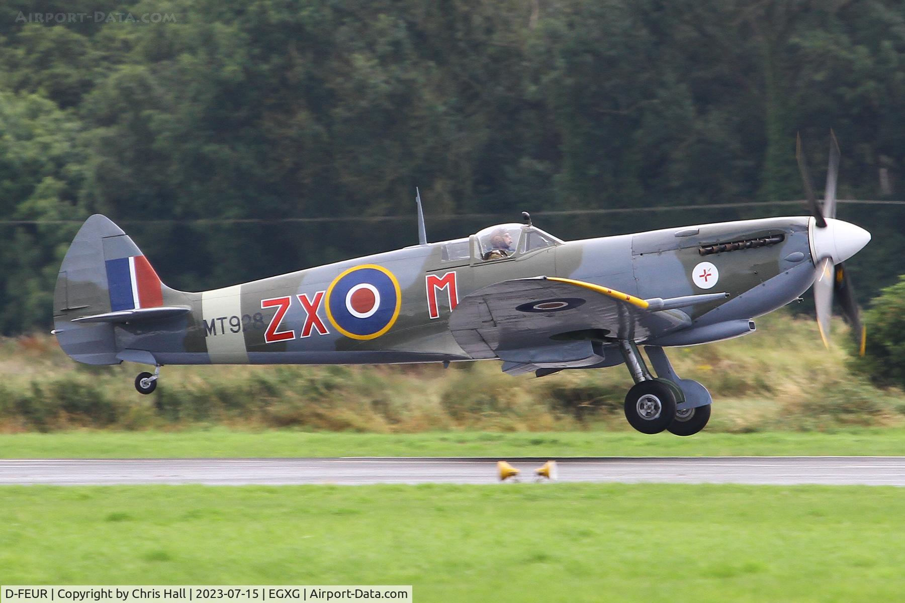 D-FEUR, 1944 Supermarine 359 Spitfire HF.VIIIc C/N 6S/583793, Flying Legends 2023