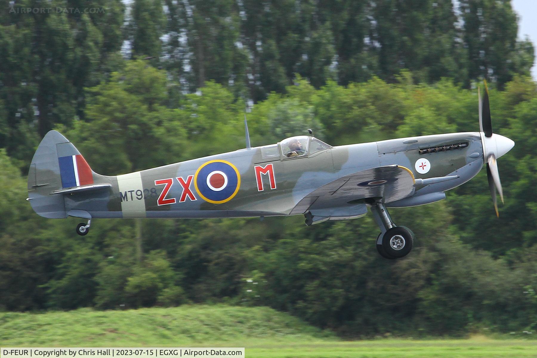 D-FEUR, 1944 Supermarine 359 Spitfire HF.VIIIc C/N 6S/583793, Flying Legends 2023