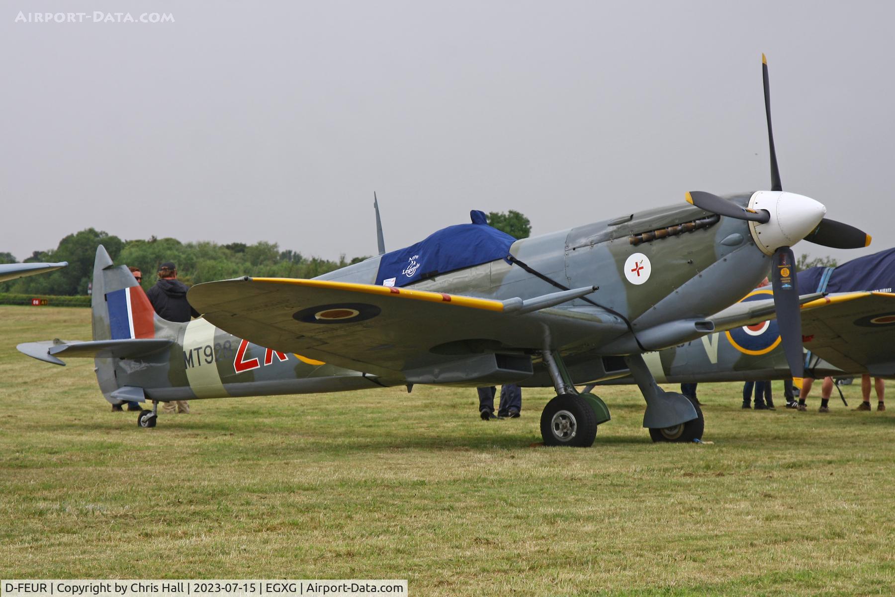 D-FEUR, 1944 Supermarine 359 Spitfire HF.VIIIc C/N 6S/583793, Flying Legends 2023