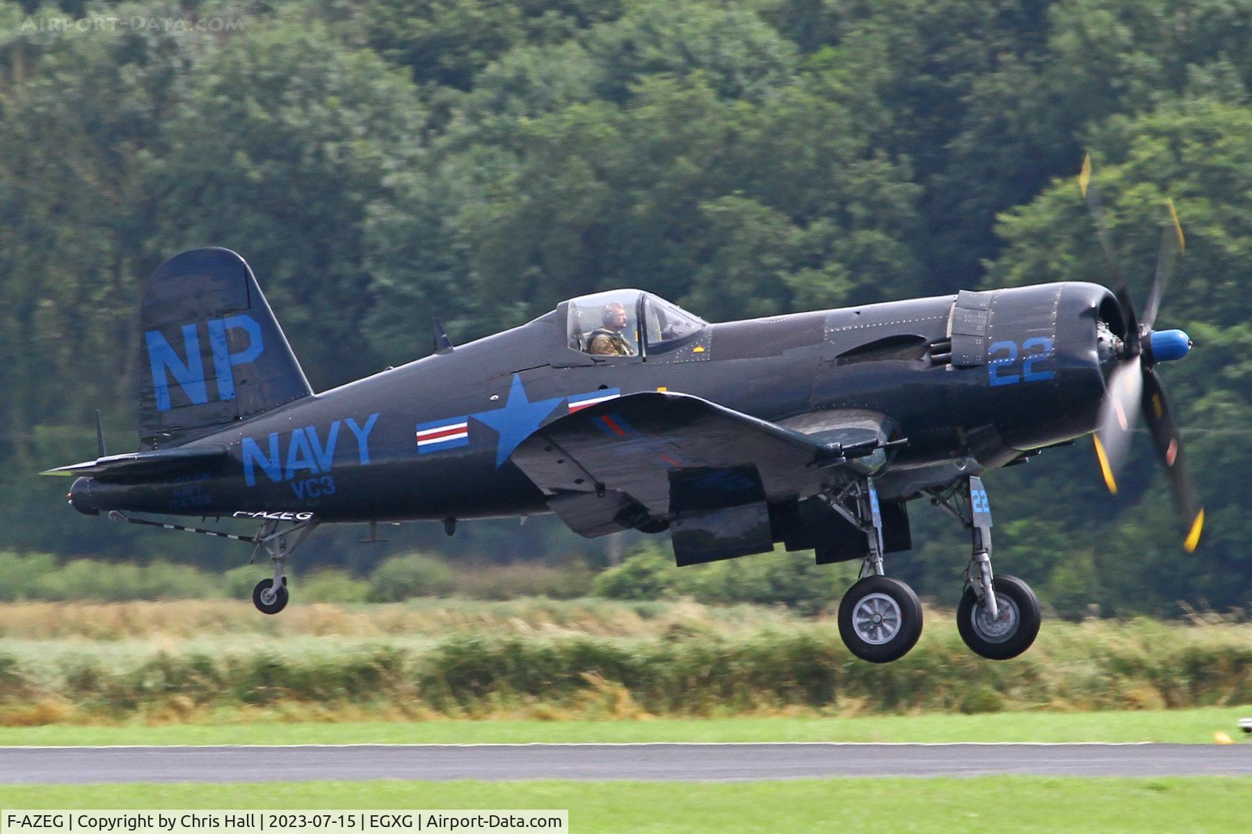 F-AZEG, 1944 Vought F4U-5NL Corsair C/N 124-724, Flying Legends 2023