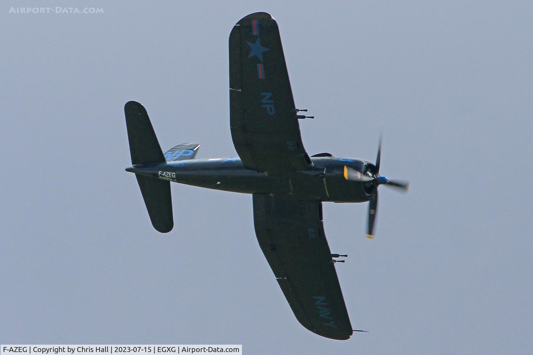 F-AZEG, 1944 Vought F4U-5NL Corsair C/N 124-724, Flying Legends 2023