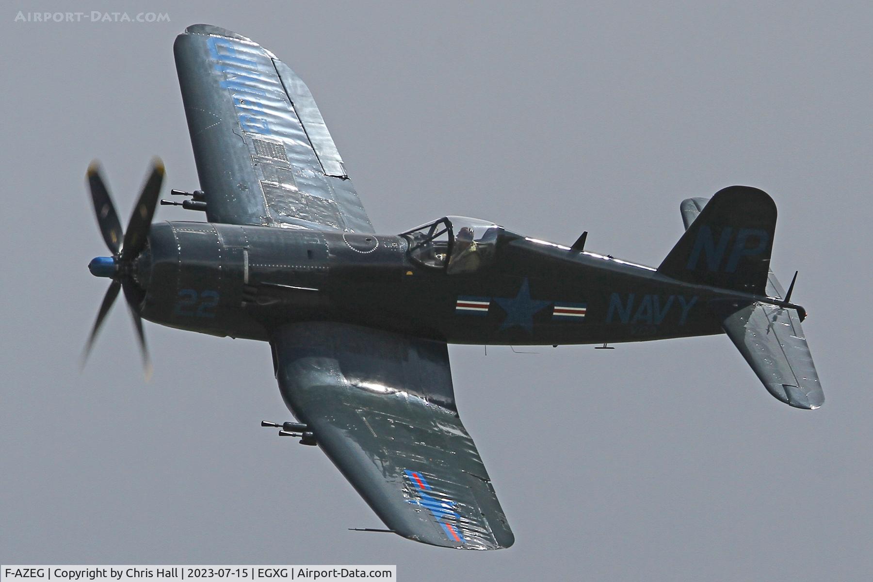 F-AZEG, 1944 Vought F4U-5NL Corsair C/N 124-724, Flying Legends 2023