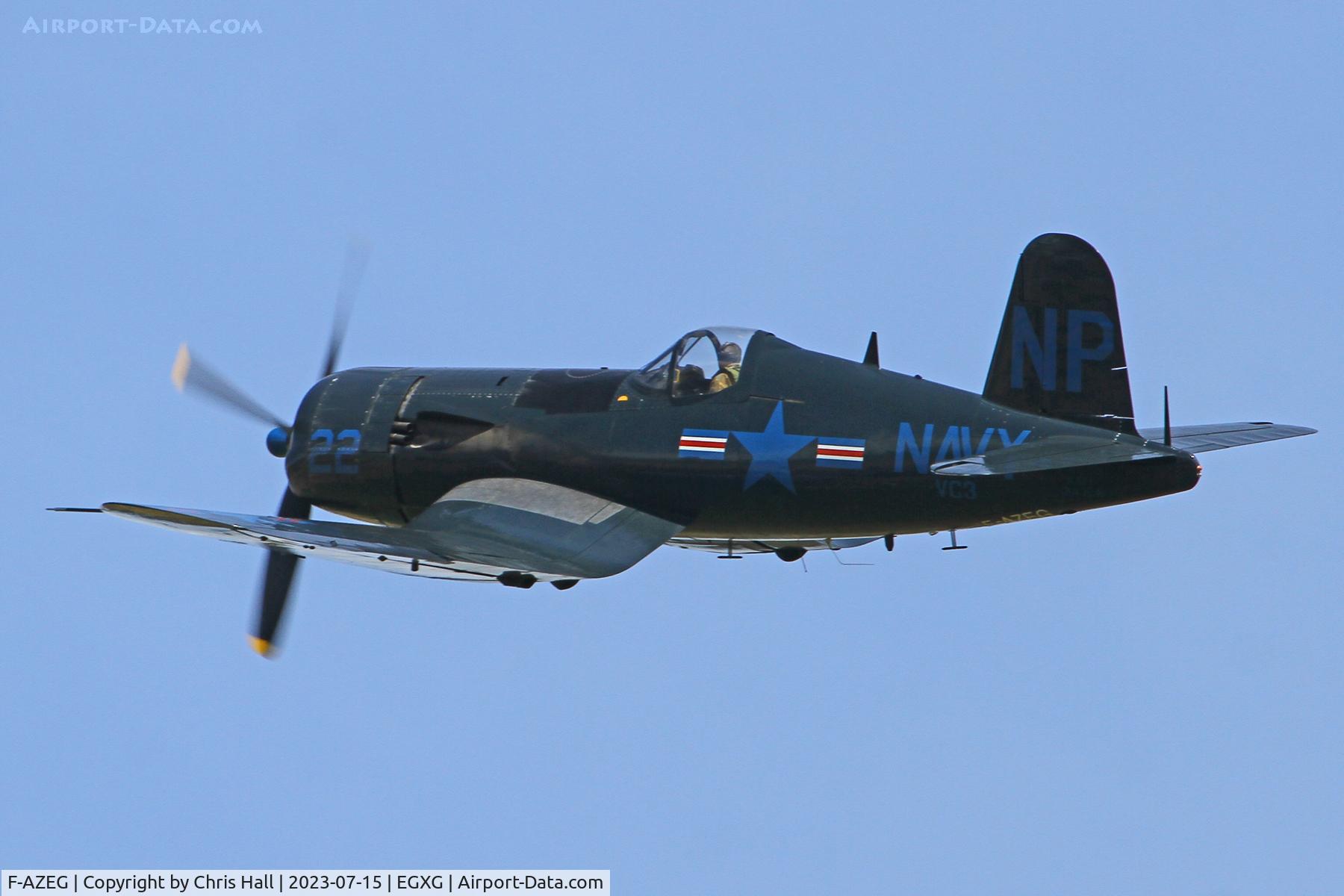 F-AZEG, 1944 Vought F4U-5NL Corsair C/N 124-724, Flying Legends 2023