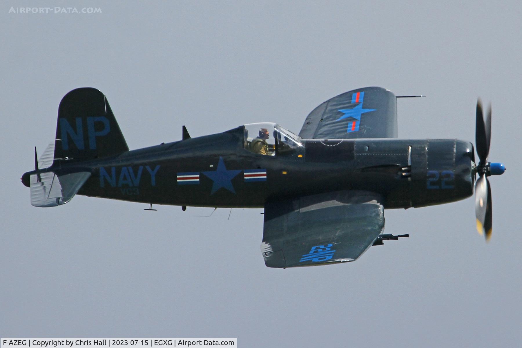 F-AZEG, 1944 Vought F4U-5NL Corsair C/N 124-724, Flying Legends 2023