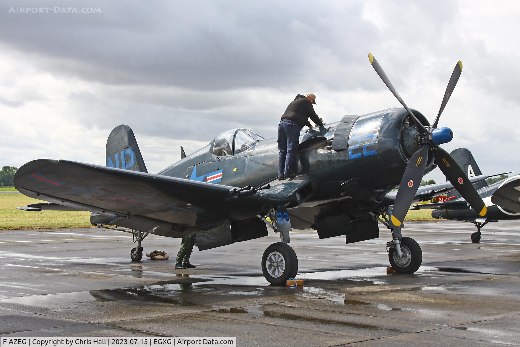 F-AZEG, 1944 Vought F4U-5NL Corsair C/N 124-724, Flying Legends 2023