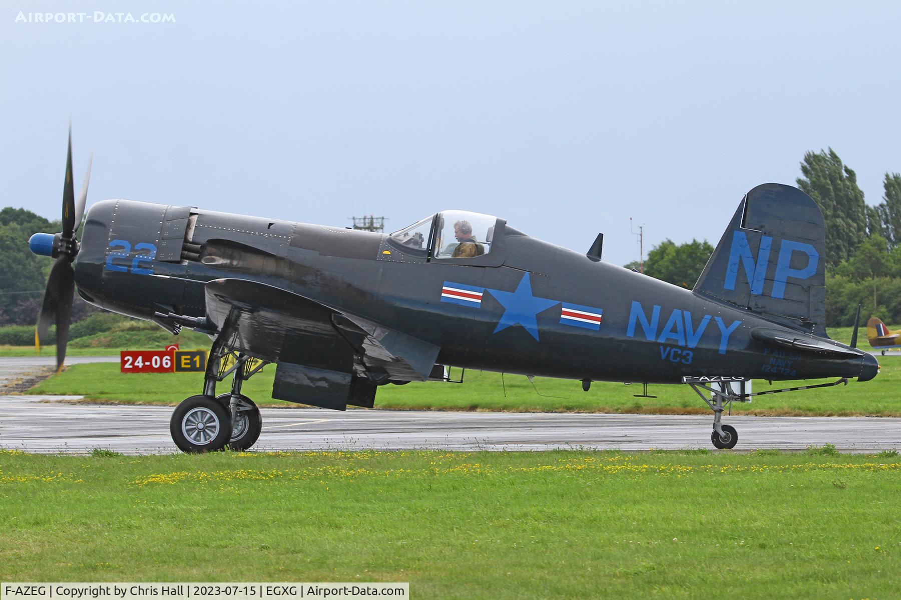 F-AZEG, 1944 Vought F4U-5NL Corsair C/N 124-724, Flying Legends 2023