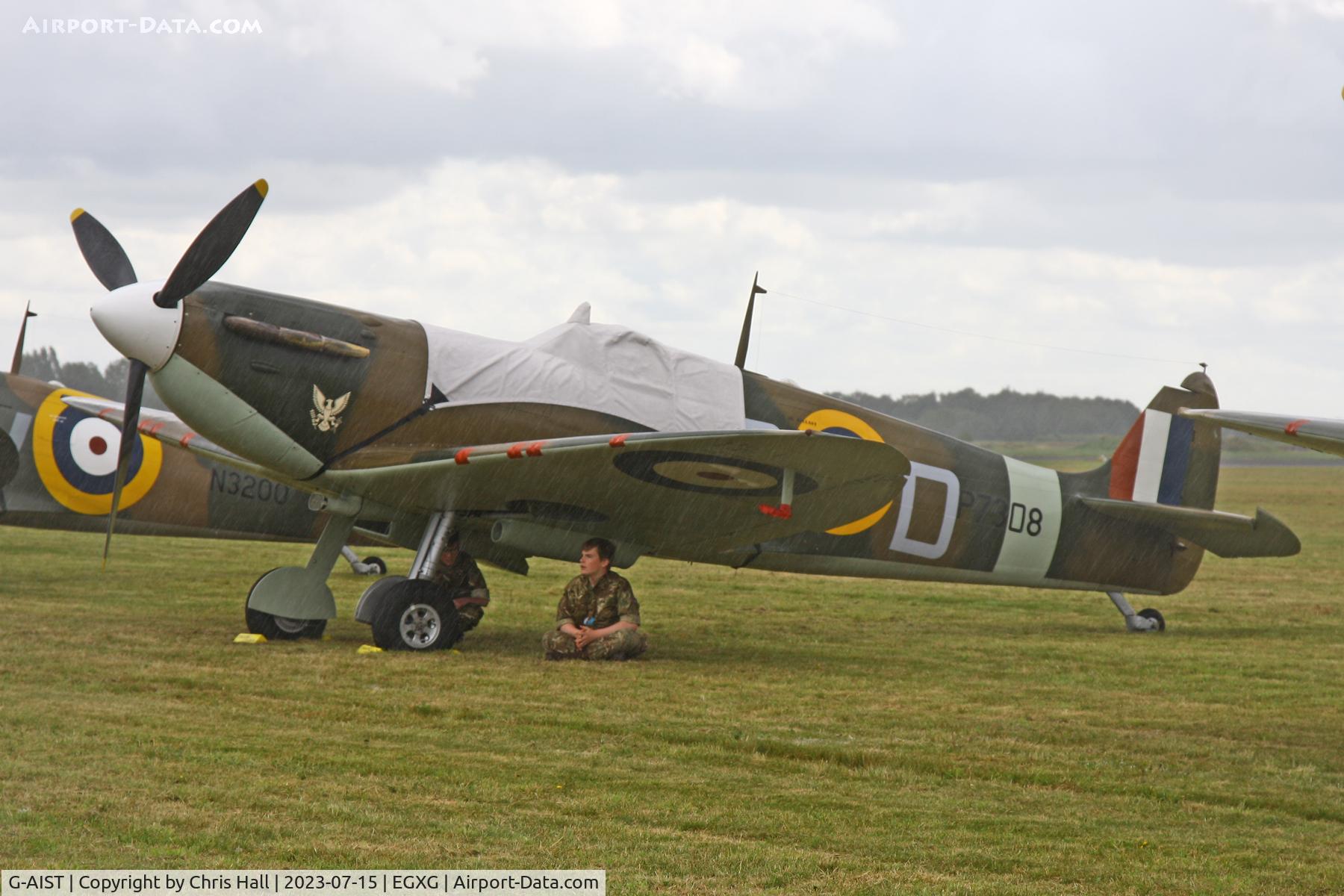 G-AIST, 1941 Supermarine 300 Spitfire Mk1A C/N WASP/20/2, Flying Legends 2023
