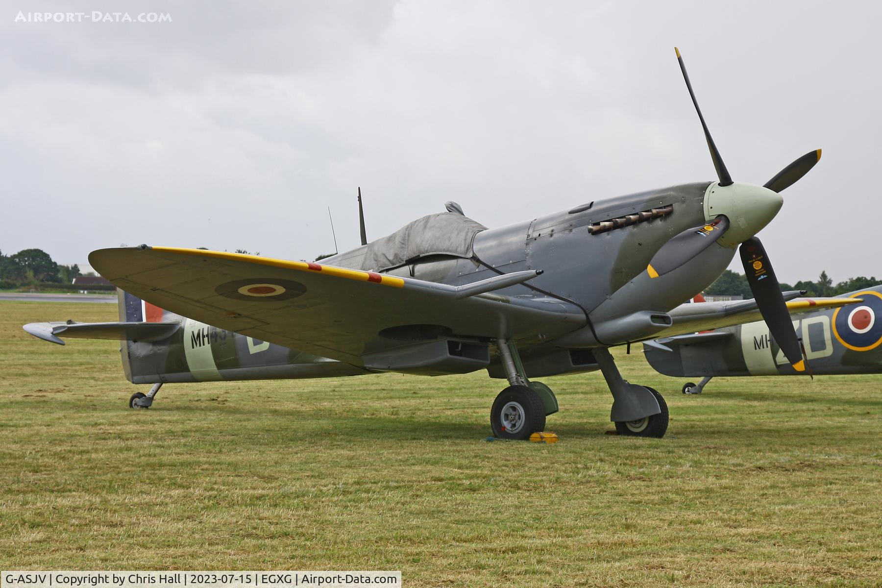 G-ASJV, 1943 Supermarine 361 Spitfire LF.IXb C/N CBAF.IX.552, Flying Legends 2023