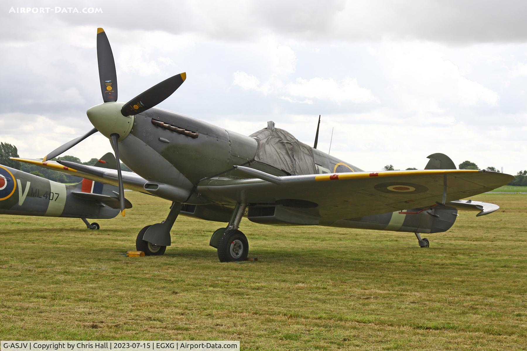 G-ASJV, 1943 Supermarine 361 Spitfire LF.IXb C/N CBAF.IX.552, Flying Legends 2023
