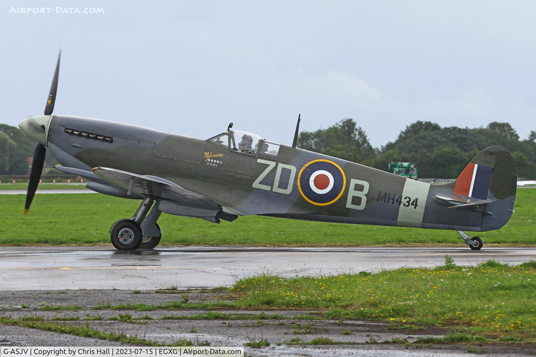 G-ASJV, 1943 Supermarine 361 Spitfire LF.IXb C/N CBAF.IX.552, Flying Legends 2023