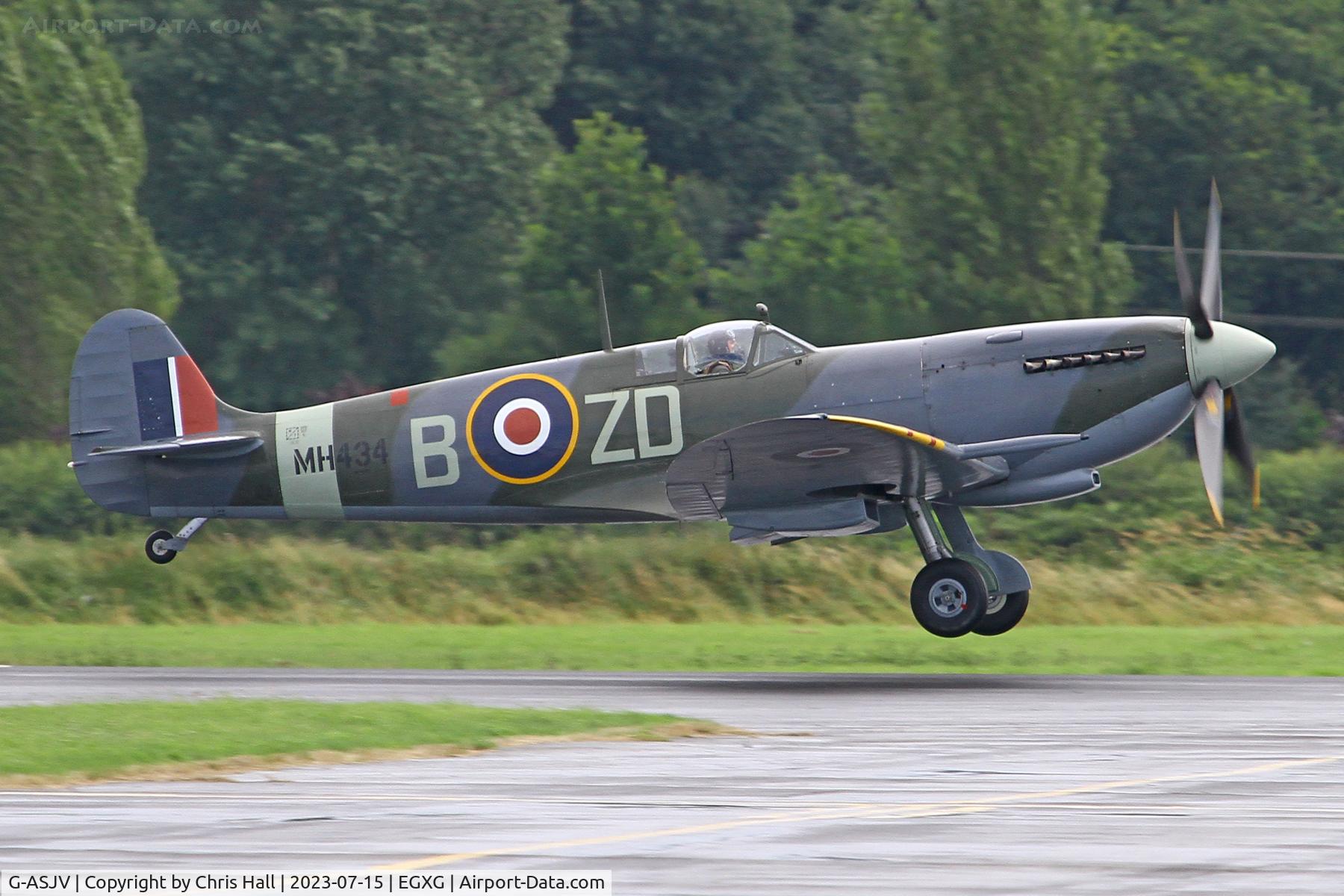 G-ASJV, 1943 Supermarine 361 Spitfire LF.IXb C/N CBAF.IX.552, Flying Legends 2023