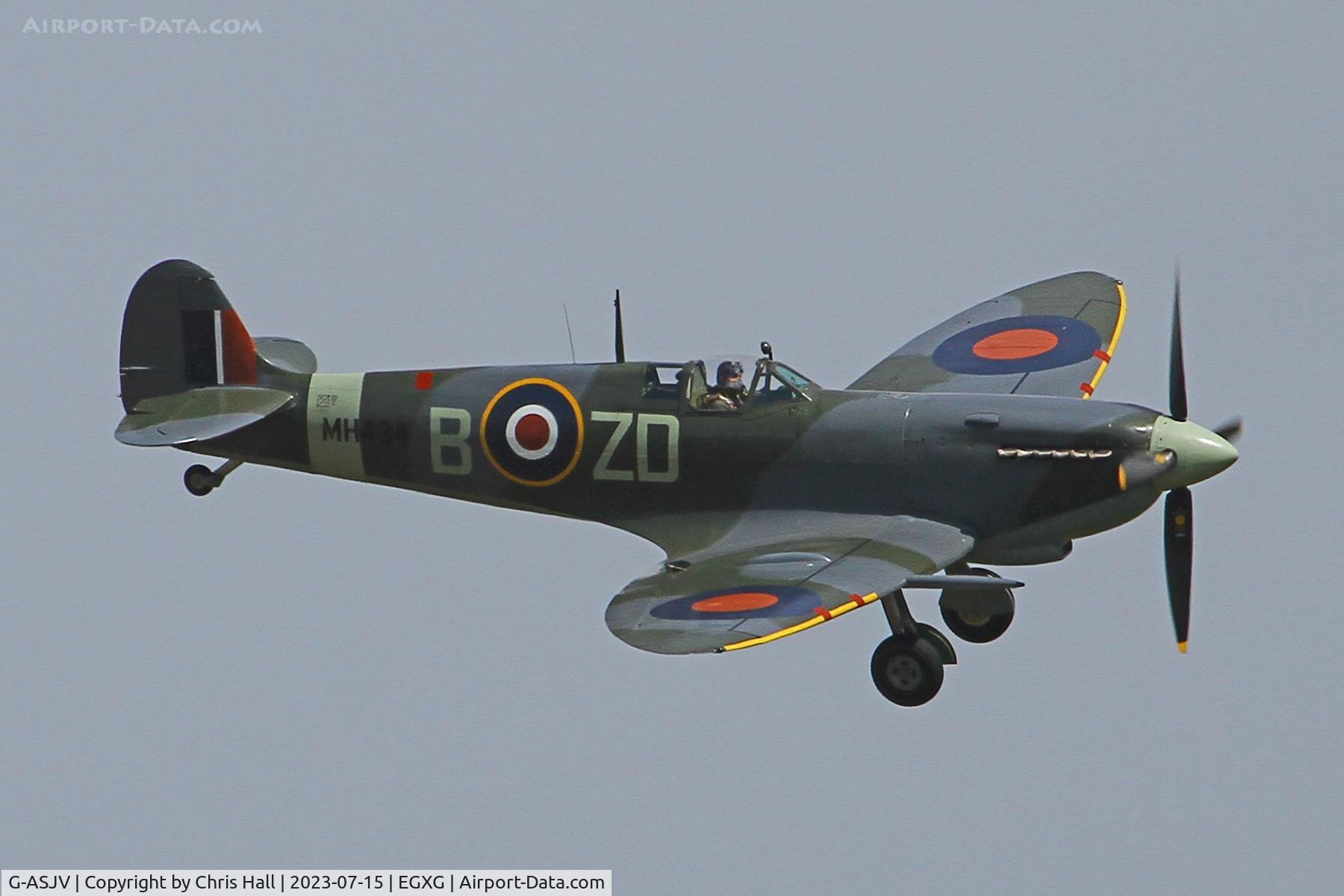 G-ASJV, 1943 Supermarine 361 Spitfire LF.IXb C/N CBAF.IX.552, Flying Legends 2023