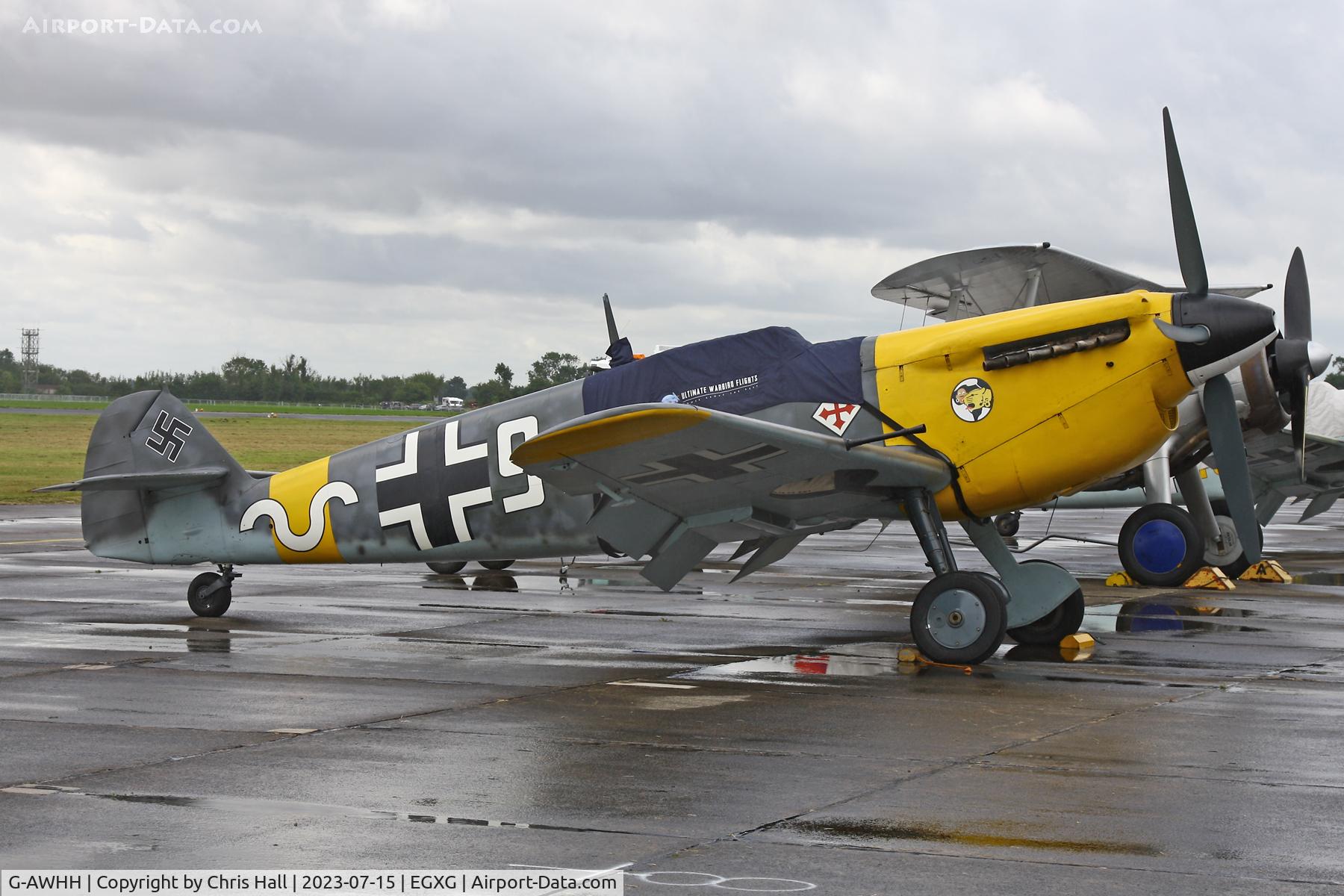 G-AWHH, 1958 Hispano HA-1112-M1L Buchon C/N 145, Flying Legends 2023