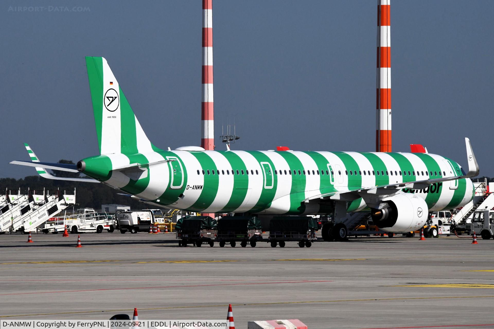 D-ANMW, 2024 Airbus A321-271NX C/N 12057, Brandnew (at sighting) Condor A321N in green