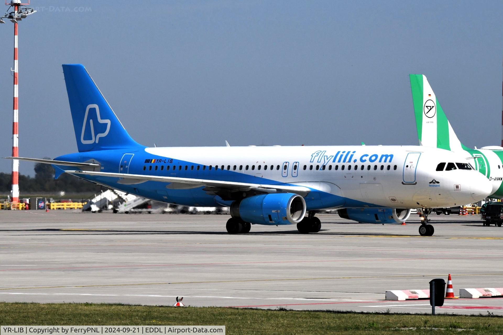 YR-LIB, 2005 Airbus A320-232 C/N 2359, Arrival of Fly Lili A320 in DUS