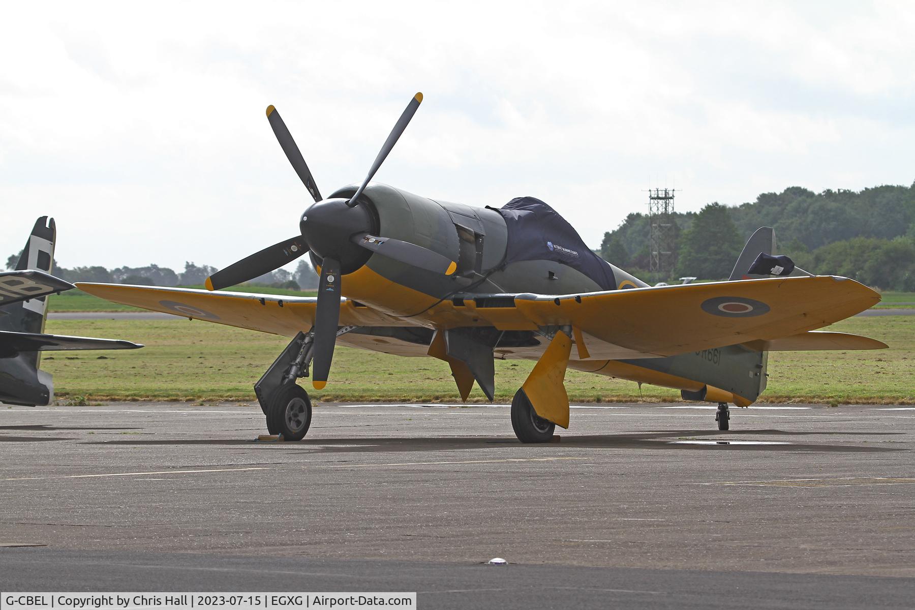 G-CBEL, 1953 Hawker Fury FB11 C/N 37539, Flying Legends 2023