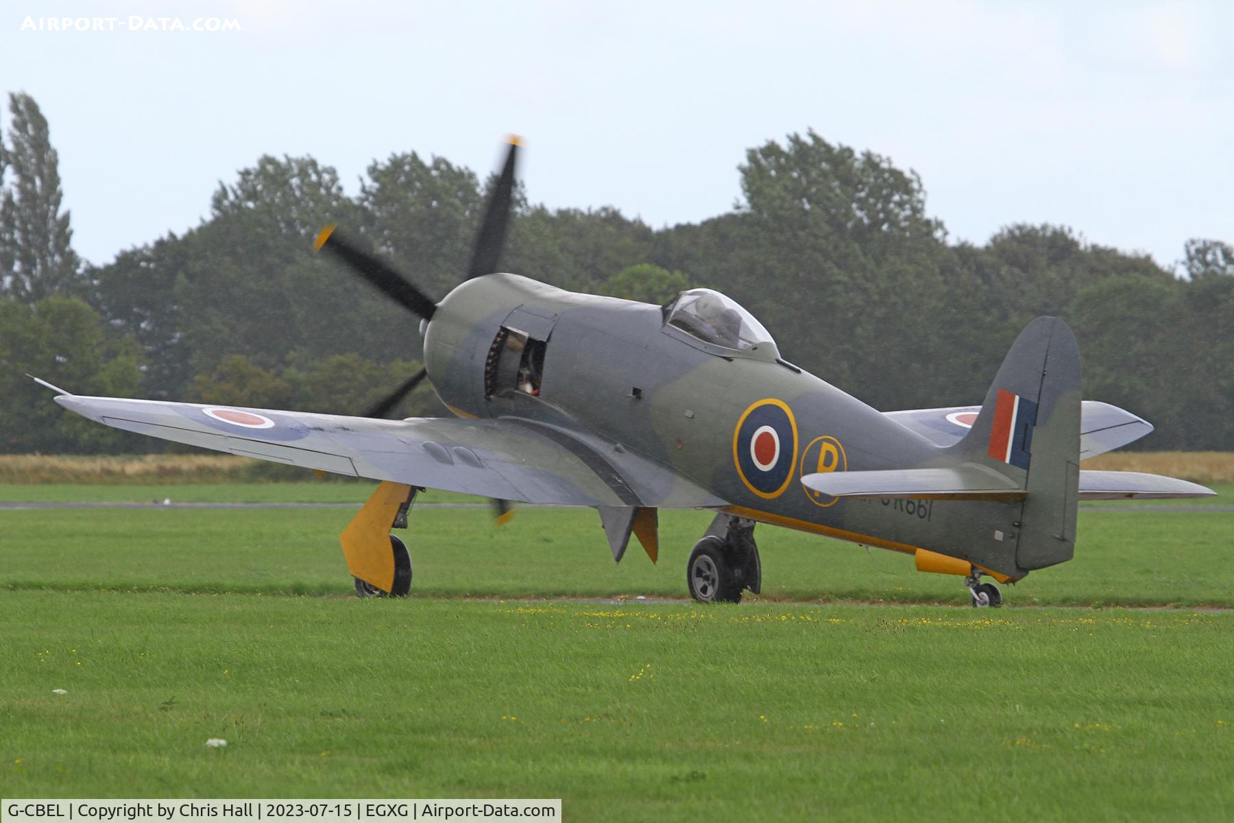 G-CBEL, 1953 Hawker Fury FB11 C/N 37539, Flying Legends 2023