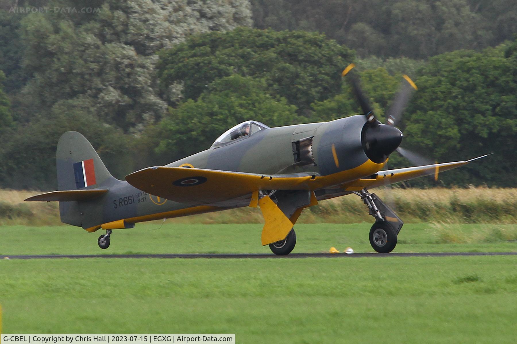 G-CBEL, 1953 Hawker Fury FB11 C/N 37539, Flying Legends 2023