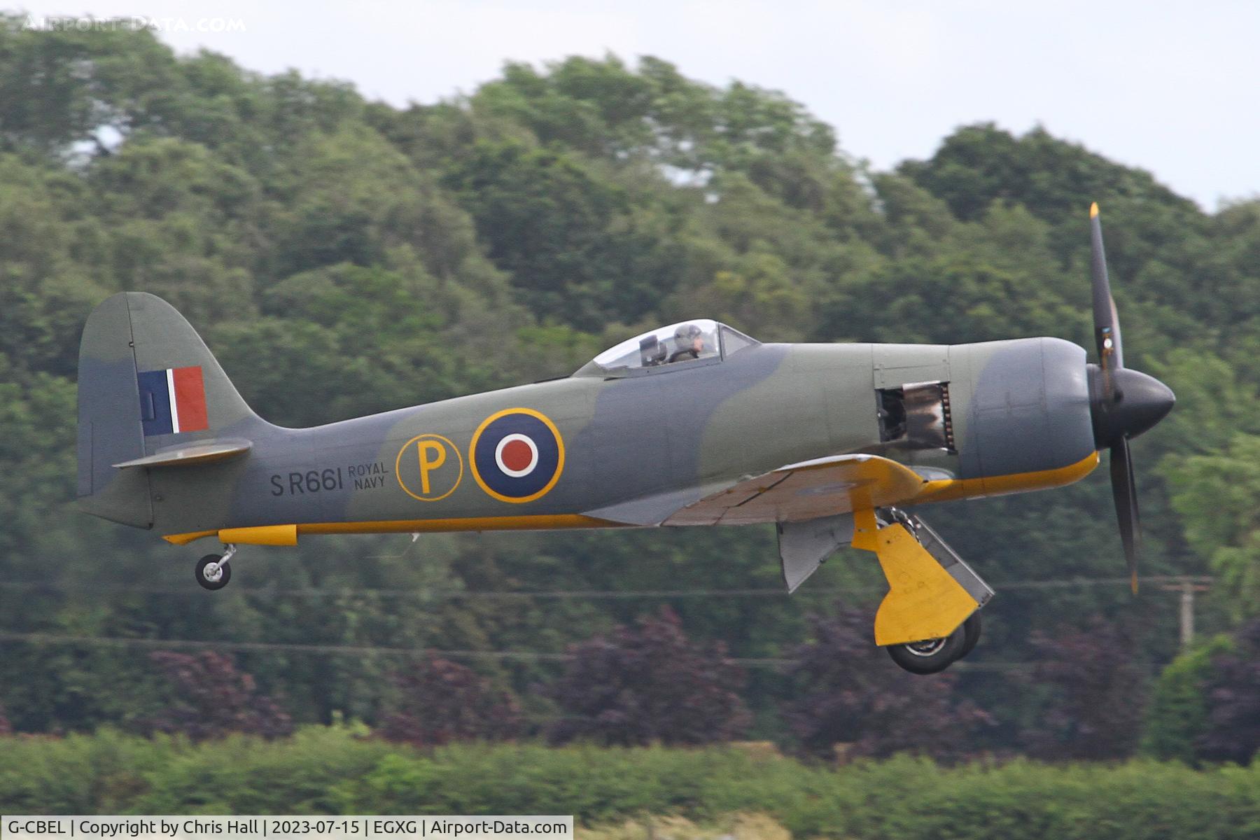 G-CBEL, 1953 Hawker Fury FB11 C/N 37539, Flying Legends 2023