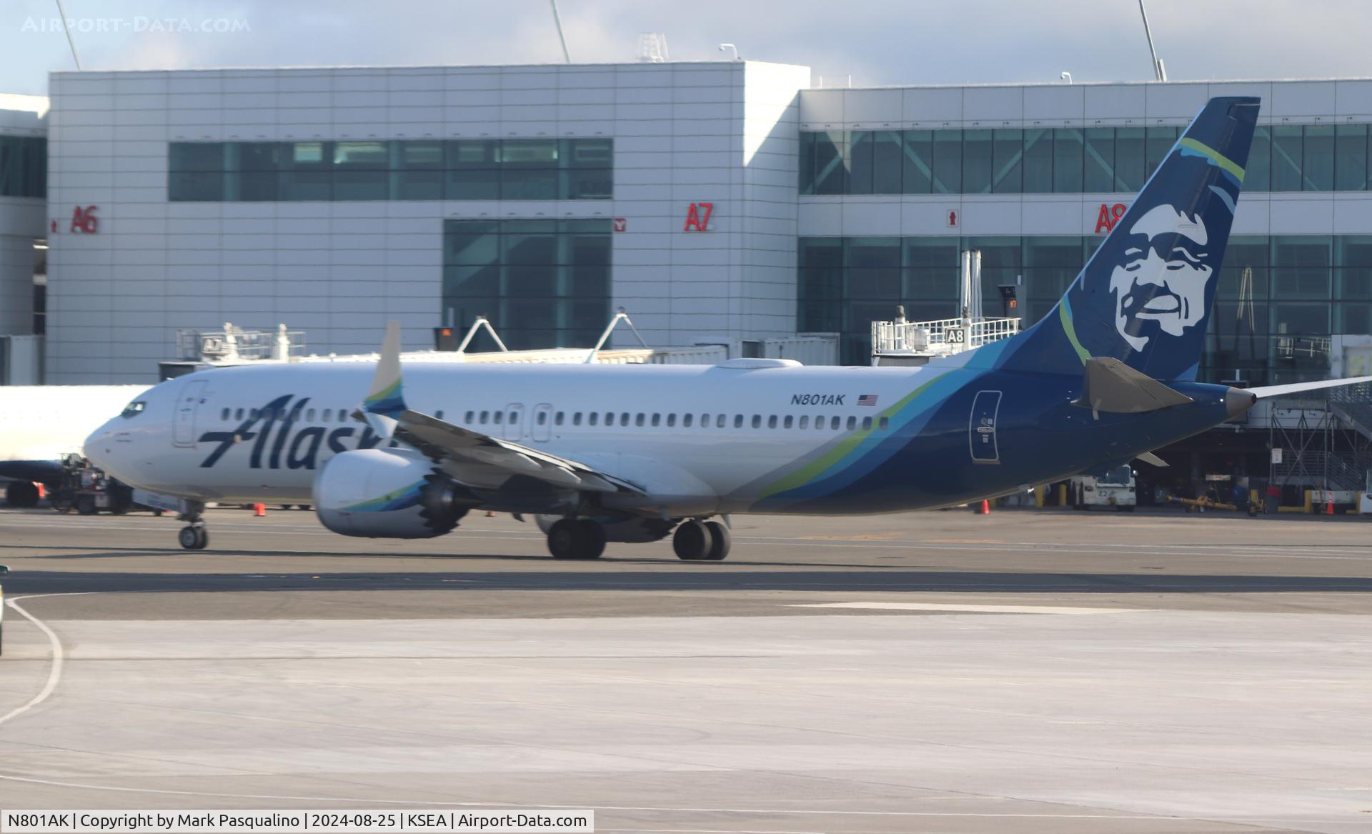 N801AK, 2023 Boeing 737 MAX 8 C/N 67802, Boeing 737-8 MAX