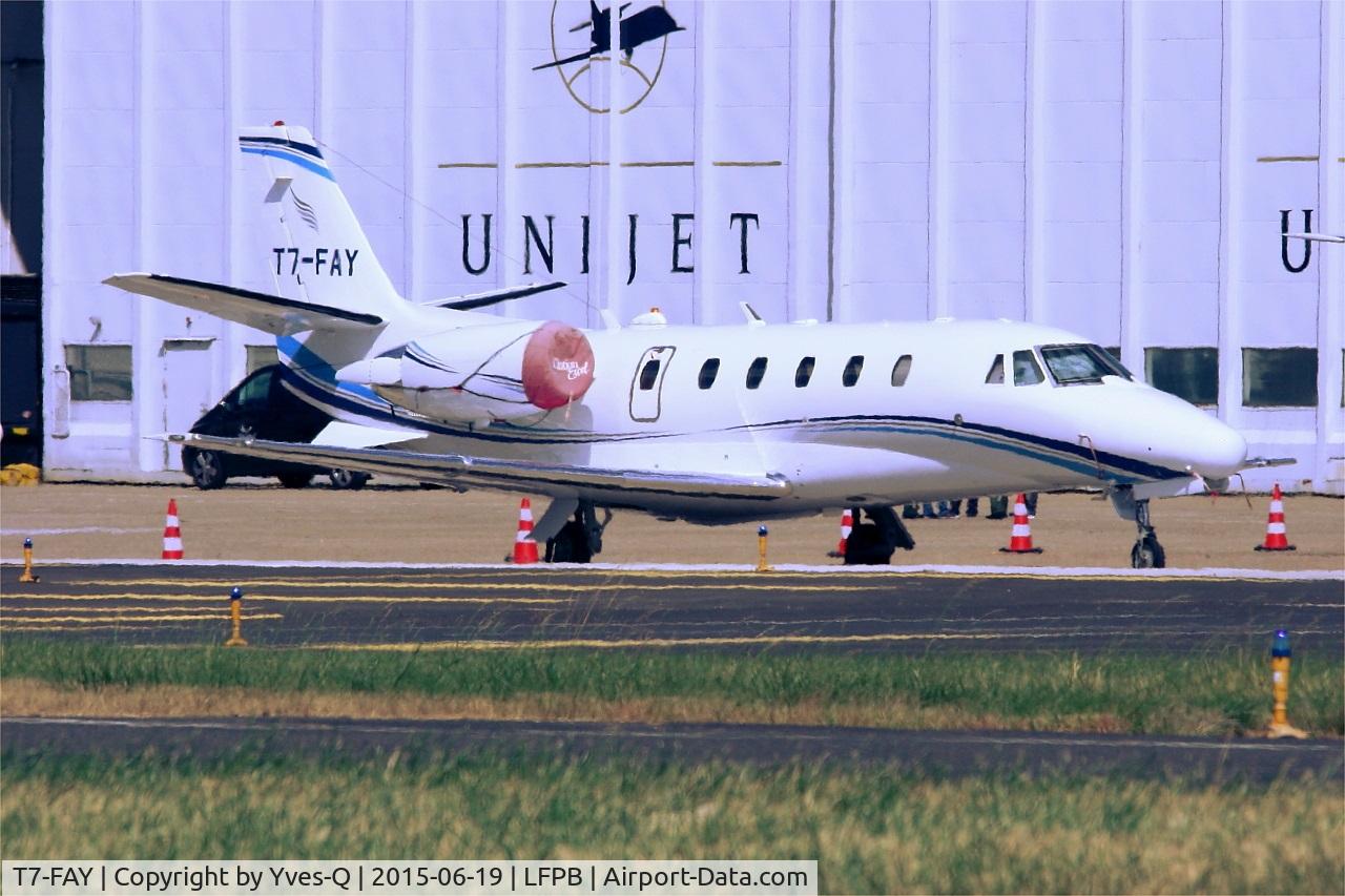 T7-FAY, 2002 Cessna 560XL Citation Excel C/N 560-5288, Cessna 560XL Citation Excel, Paris-Le Bourget airport (LFPB-LBG)