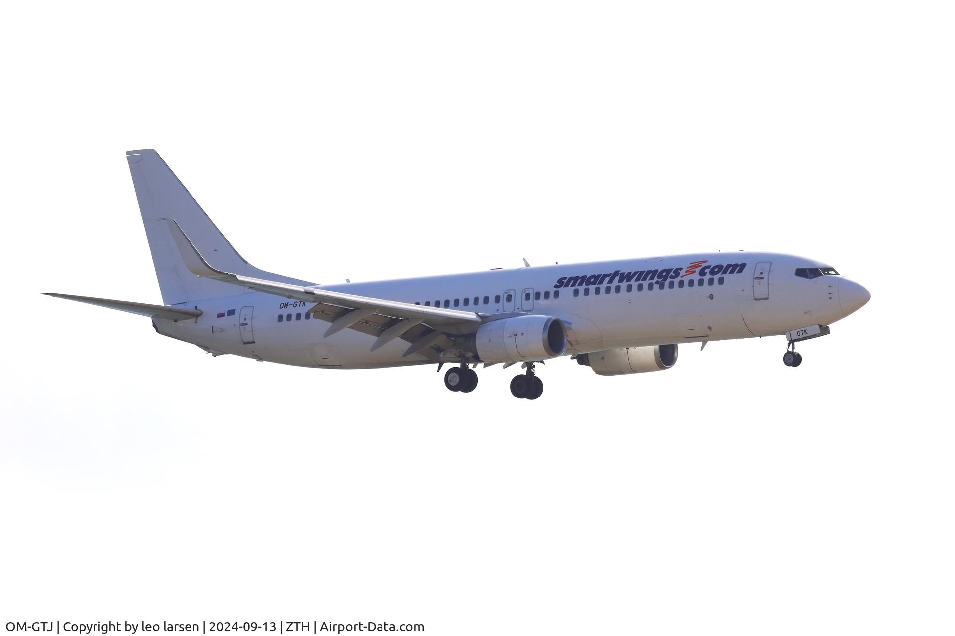 OM-GTJ, 2000 Boeing 737-8K5 C/N 30413, Zakynthos 13.9.2024