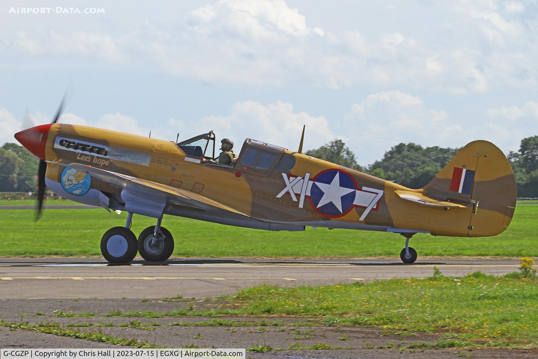 G-CGZP, 1942 Curtiss P-40F Warhawk C/N 19503, Flying Legends 2023