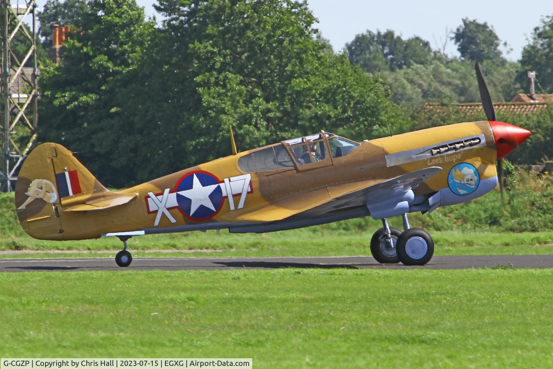 G-CGZP, 1942 Curtiss P-40F Warhawk C/N 19503, Flying Legends 2023