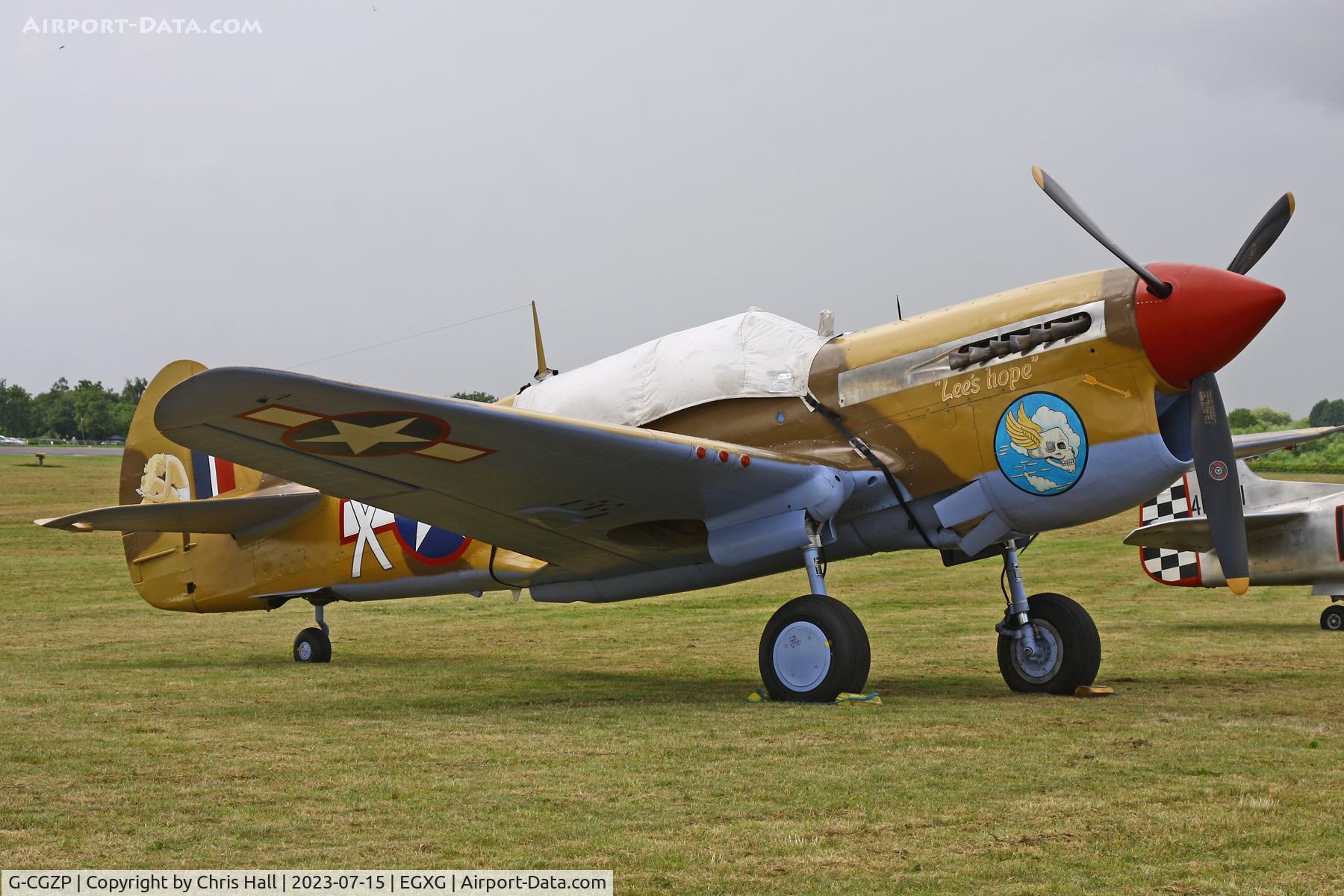 G-CGZP, 1942 Curtiss P-40F Warhawk C/N 19503, Flying Legends 2023