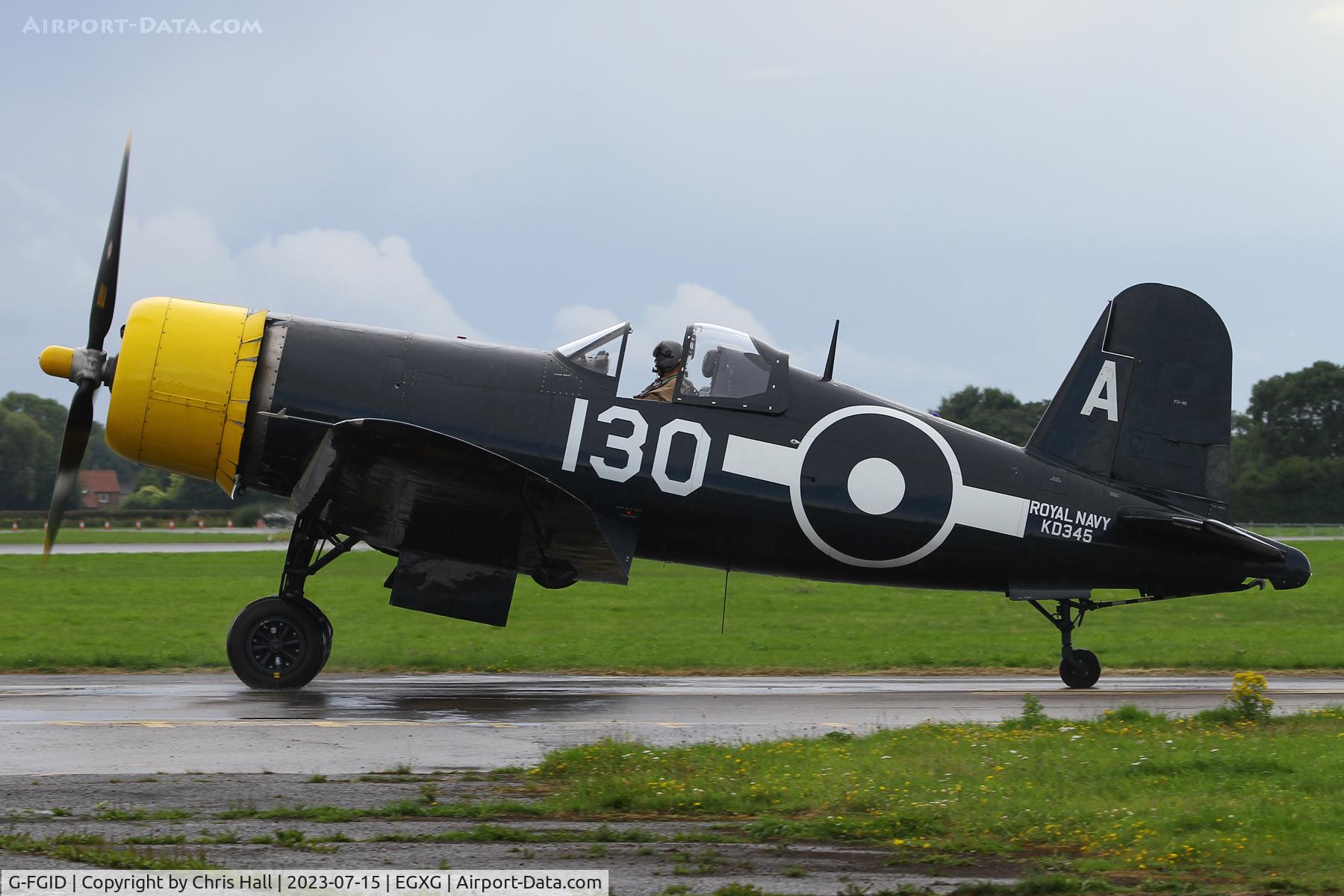 G-FGID, 1945 Goodyear FG-1D Corsair C/N 3111, Flying Legends 2023