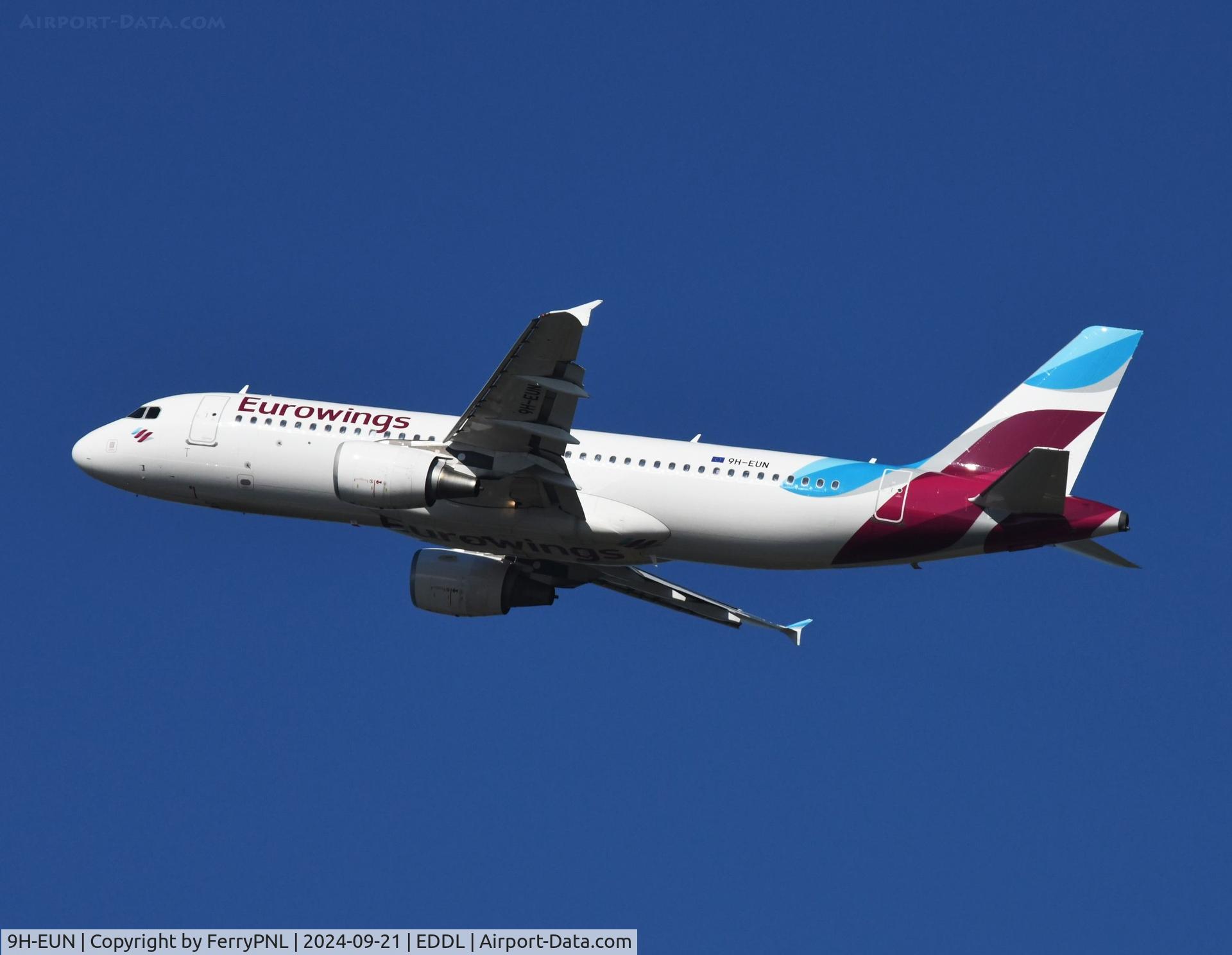 9H-EUN, 2008 Airbus A320-214 C/N 3422, Eurowings A320 taking-off