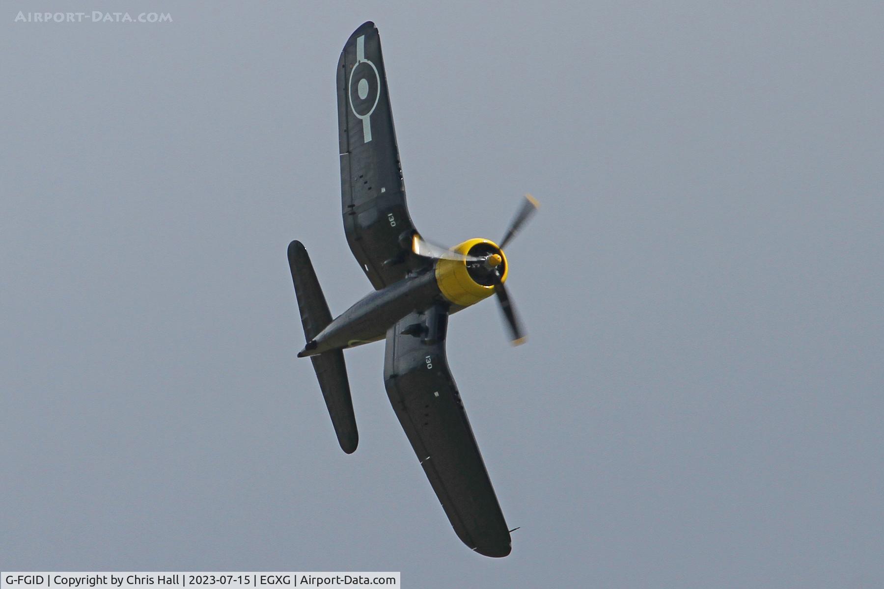 G-FGID, 1945 Goodyear FG-1D Corsair C/N 3111, Flying Legends 2023