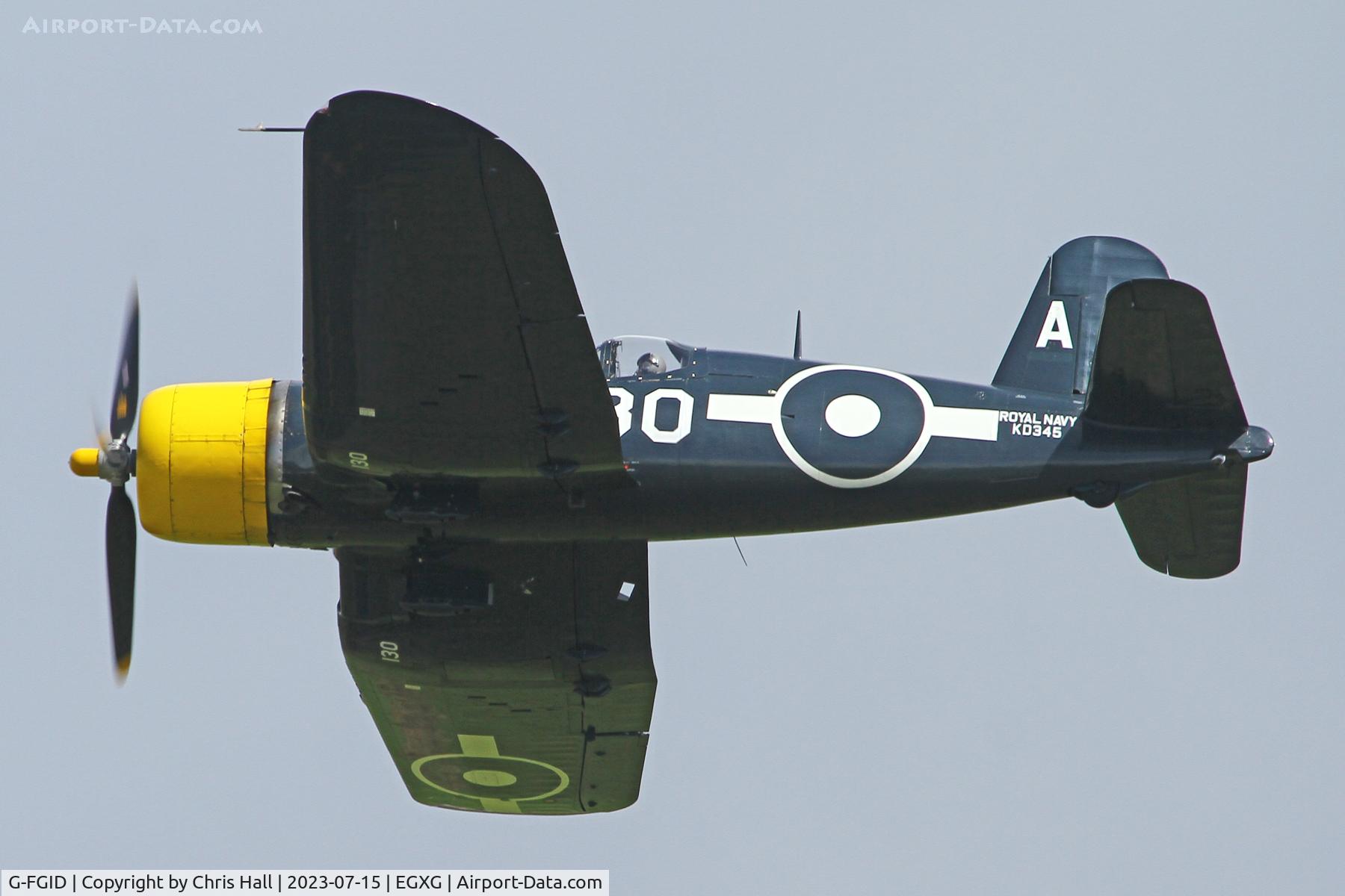 G-FGID, 1945 Goodyear FG-1D Corsair C/N 3111, Flying Legends 2023