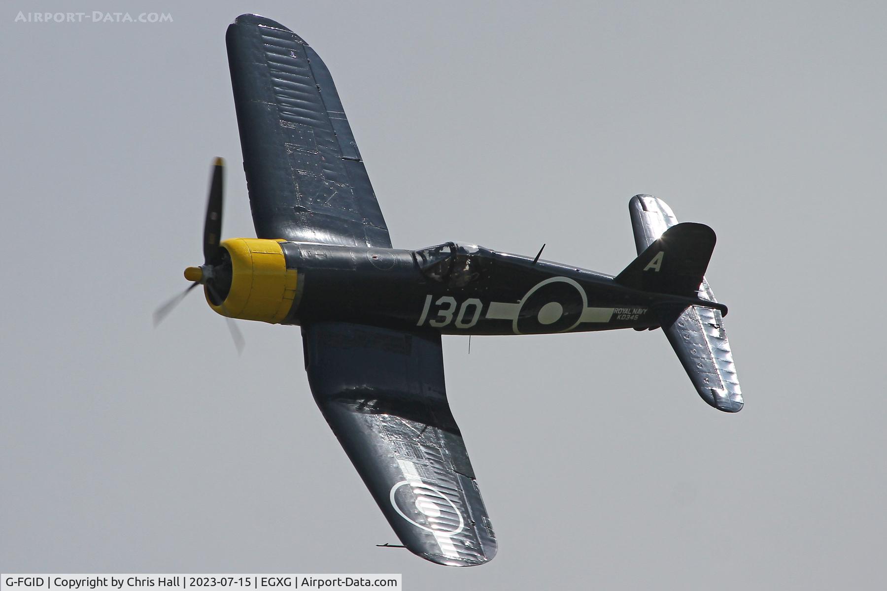 G-FGID, 1945 Goodyear FG-1D Corsair C/N 3111, Flying Legends 2023