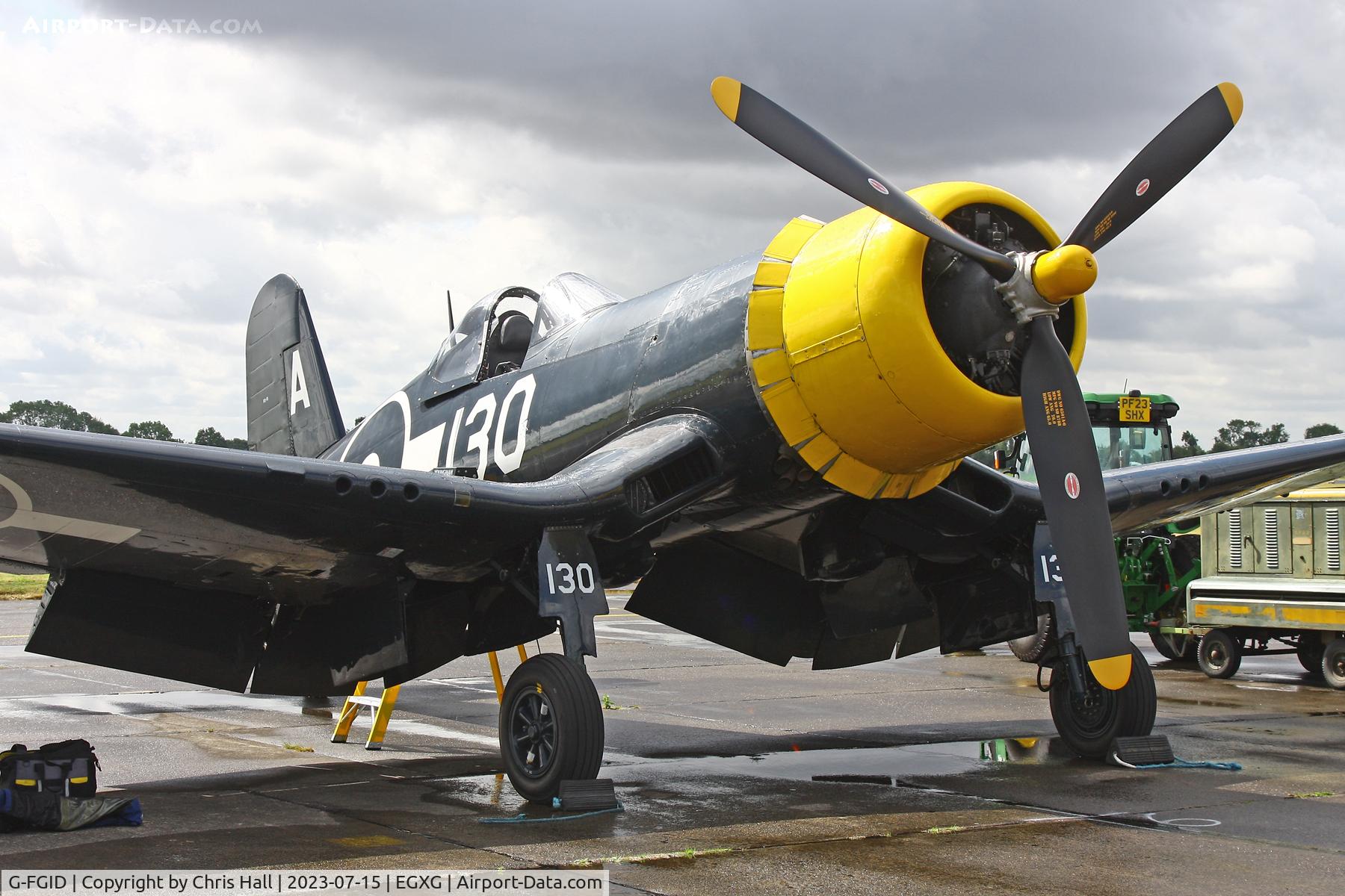 G-FGID, 1945 Goodyear FG-1D Corsair C/N 3111, Flying Legends 2023