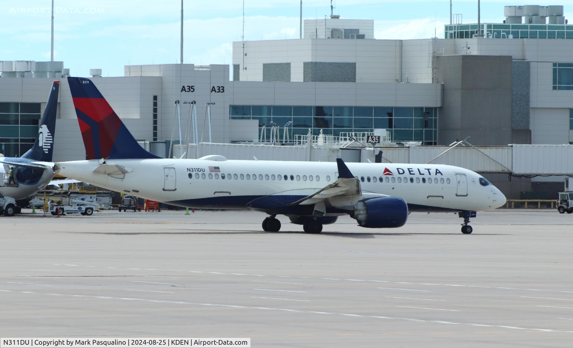 N311DU, 2022 Airbus A220-371 C/N 55153, Airbus A220-371