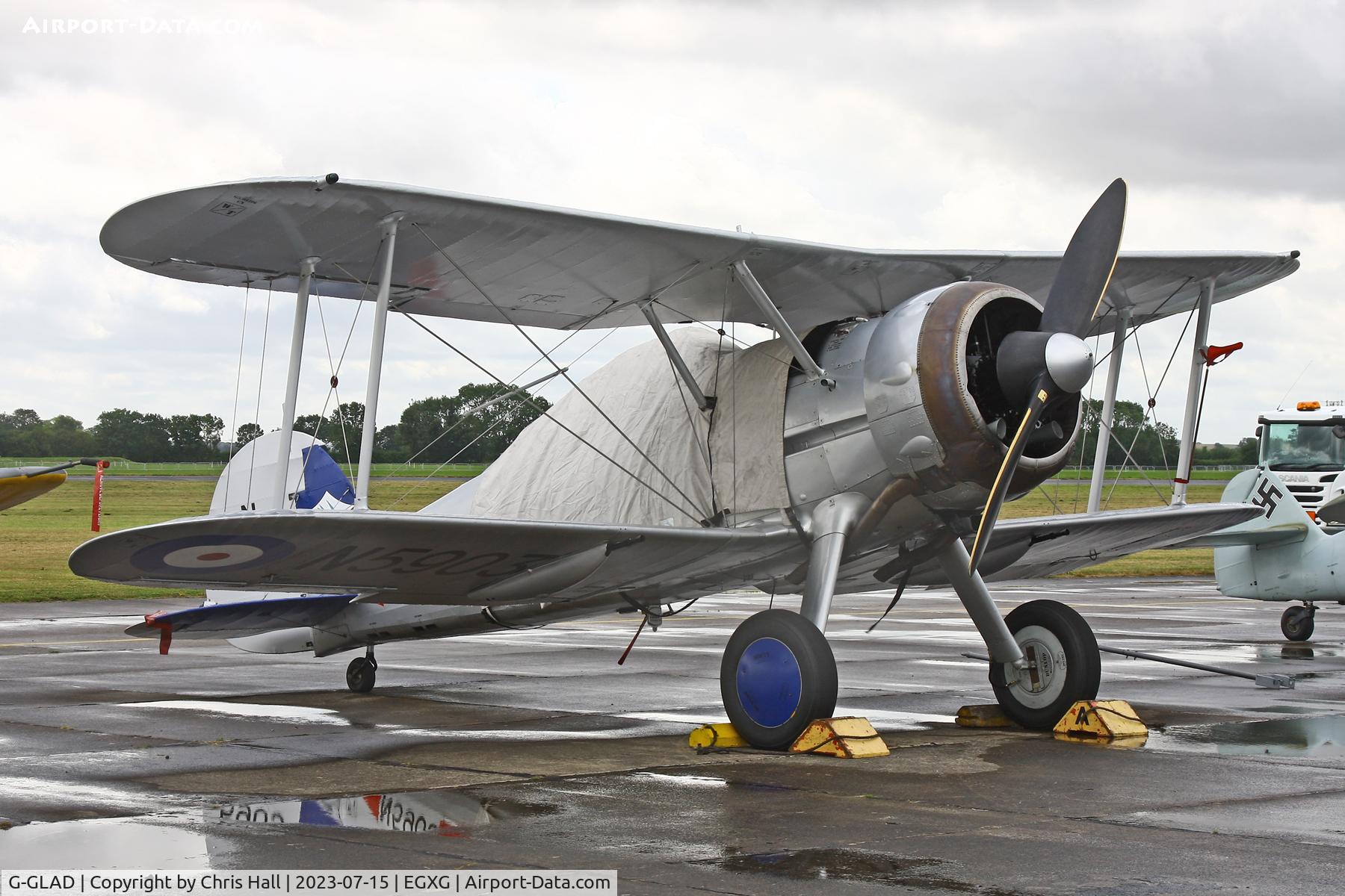 G-GLAD, 1939 Gloster Gladiator Mk2 C/N G5/75751, Flying Legends 2023