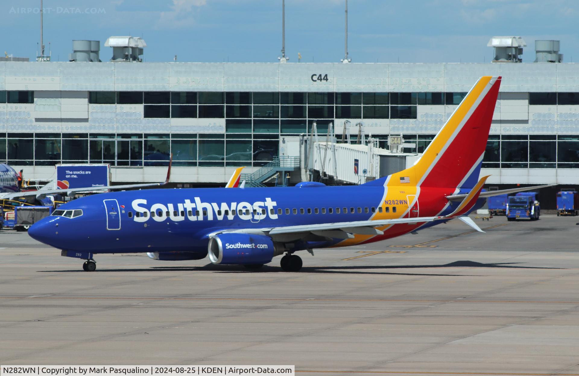 N282WN, 2007 Boeing 737-7H4 C/N 32534, Boeing 737-7H4