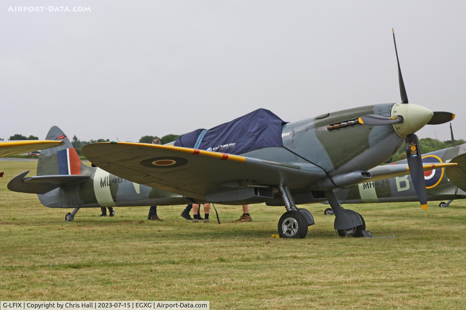 G-LFIX, 1944 Supermarine 509 Spitfire LF.IX (T.IX) C/N CBAF.8463, Flying Legends 2023