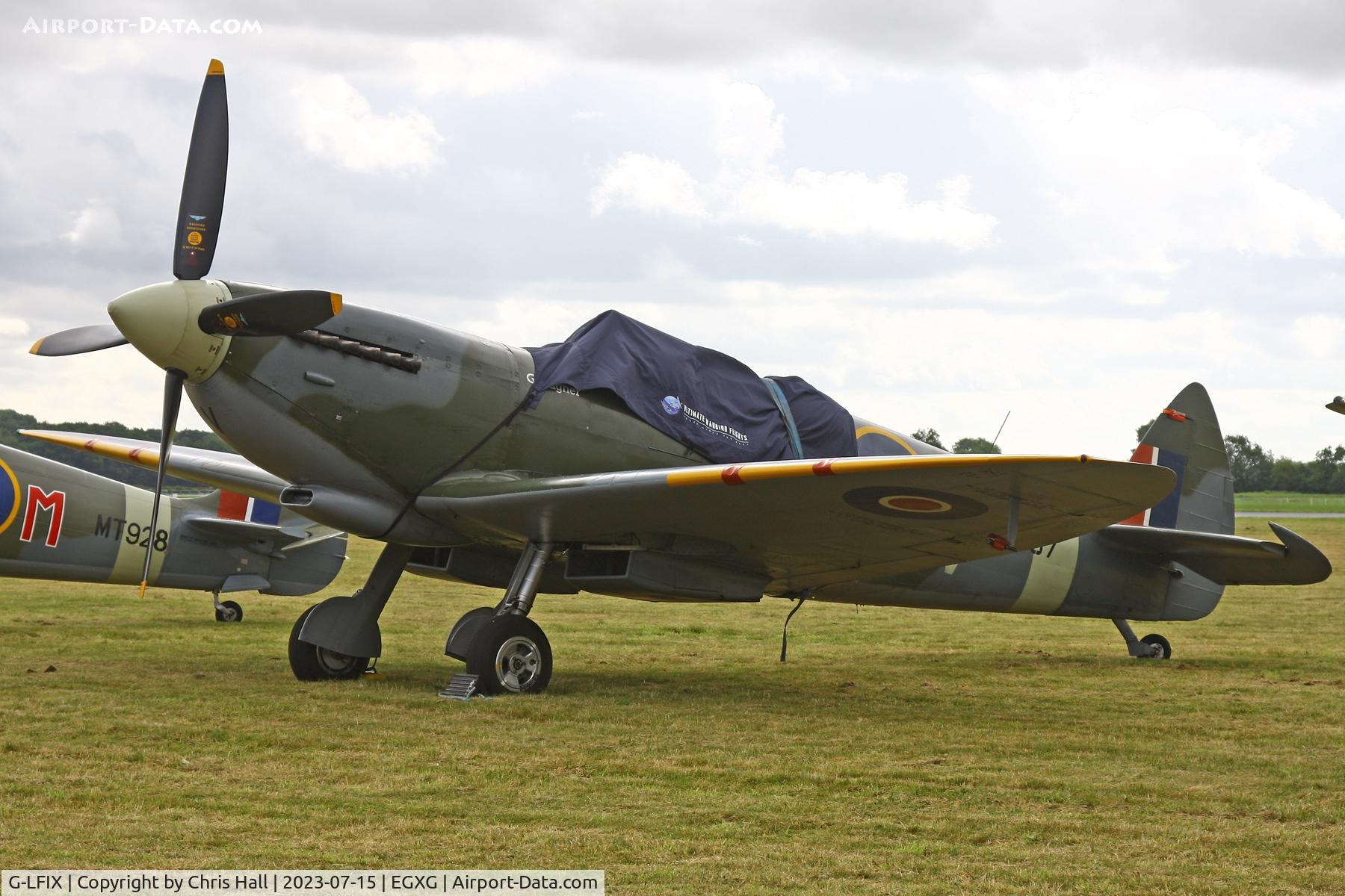 G-LFIX, 1944 Supermarine 509 Spitfire LF.IX (T.IX) C/N CBAF.8463, Flying Legends 2023