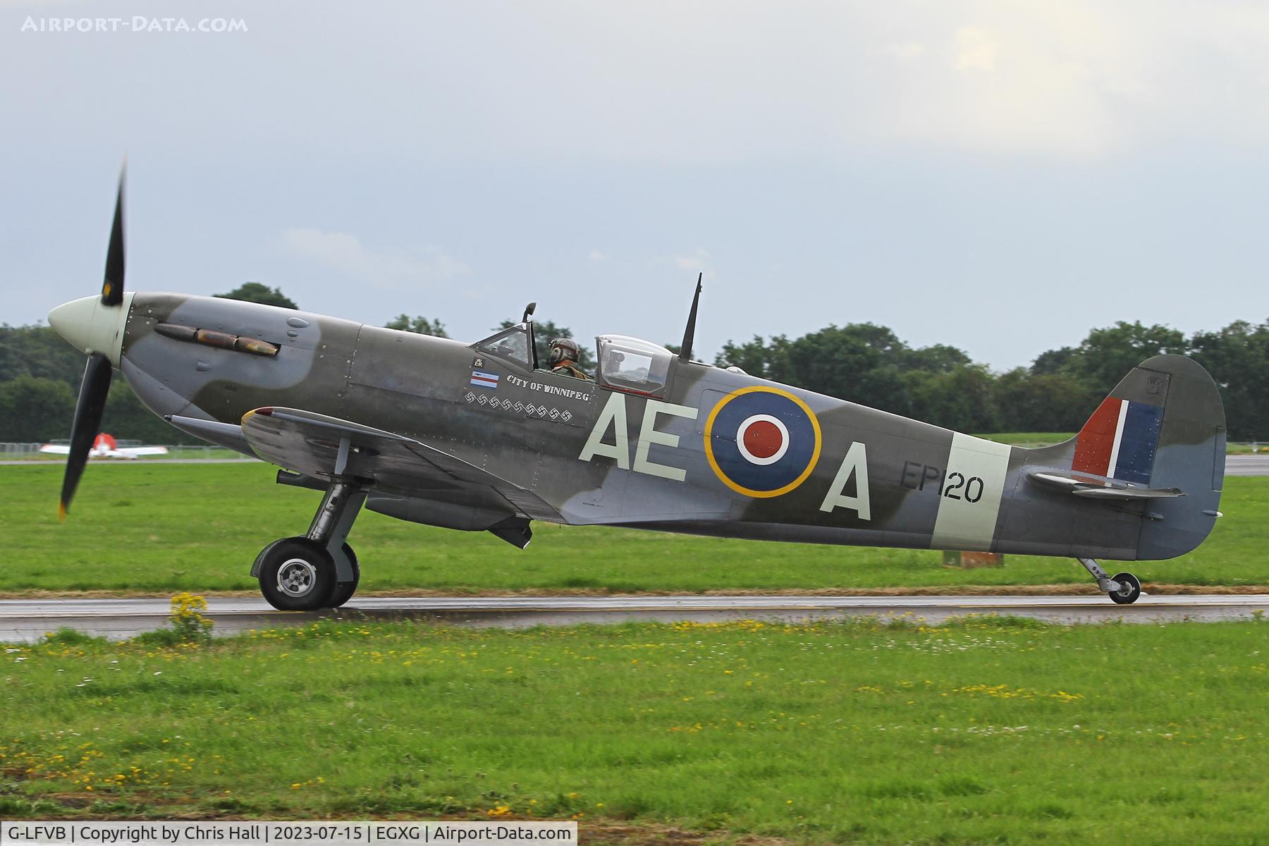 G-LFVB, 1942 Supermarine 349 Spitfire LF.Vb C/N CBAF.2403, Flying Legends 2023