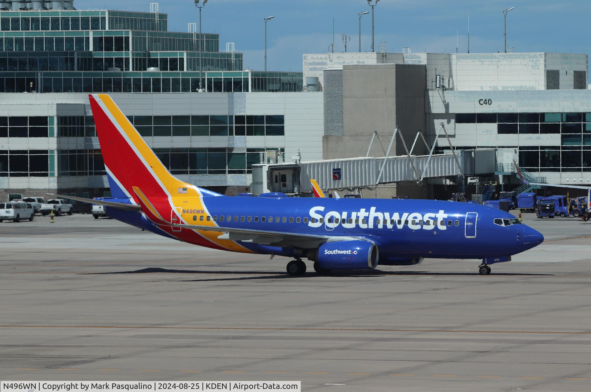 N496WN, 2004 Boeing 737-7H4 C/N 32478, Boeing 737-7H4