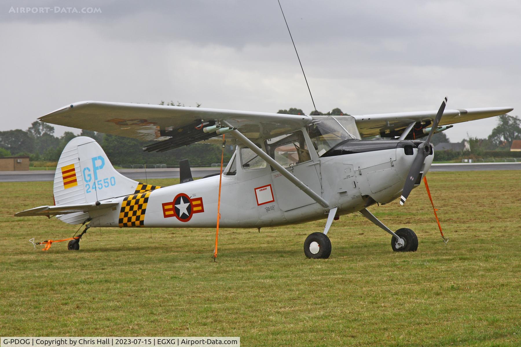G-PDOG, 1957 Cessna 305C C/N 24550, Flying Legends 2023