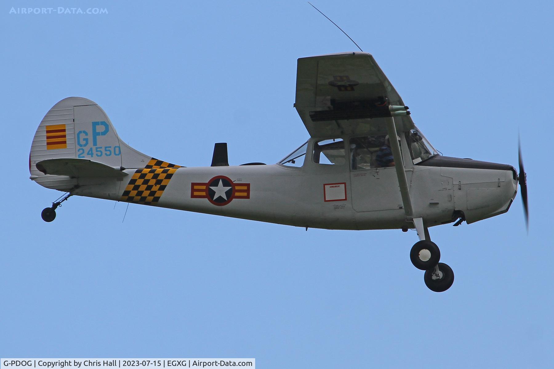 G-PDOG, 1957 Cessna 305C C/N 24550, Flying Legends 2023