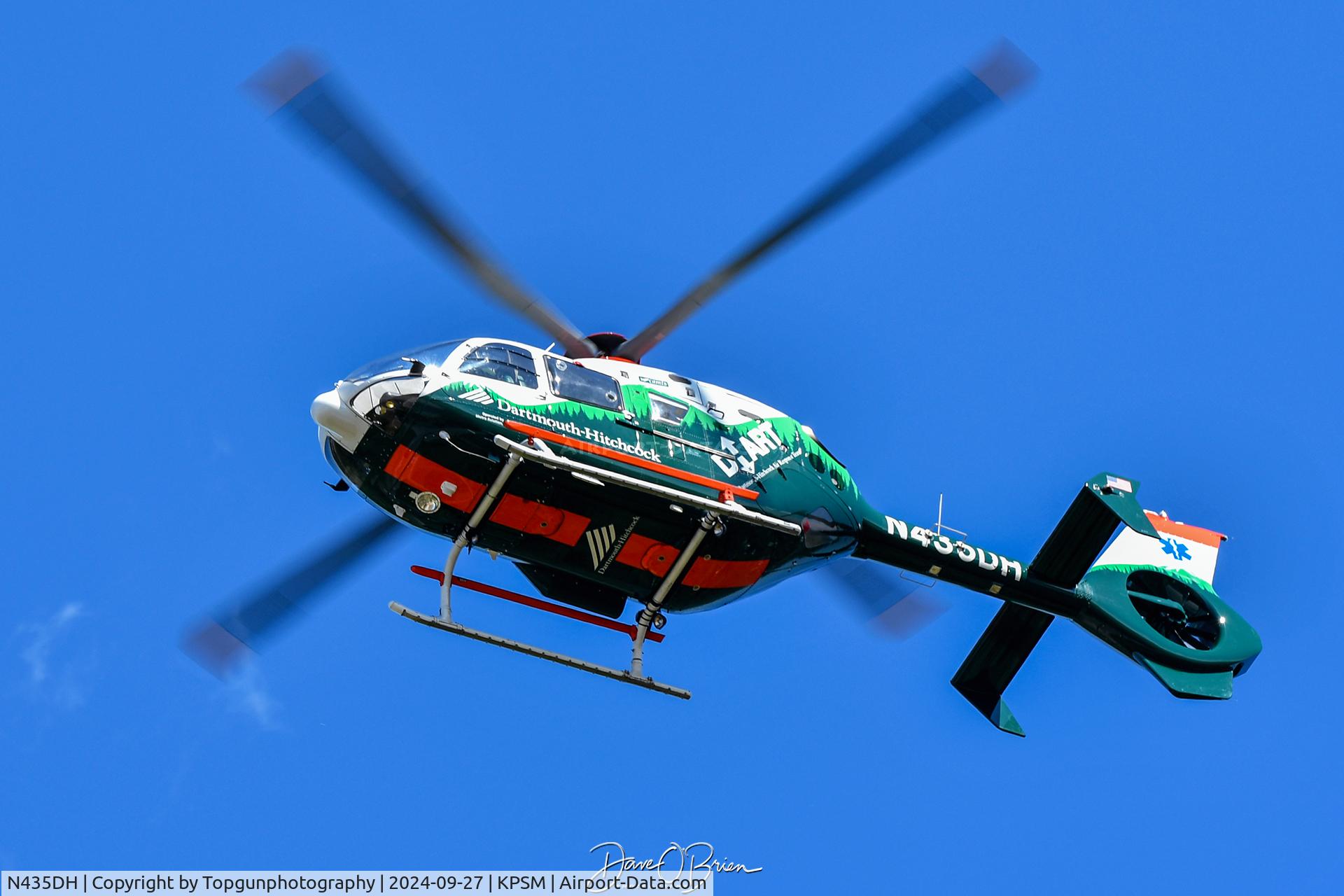 N435DH, 2016 Airbus Helicopters EC-135P-2+ C/N 1233, MEDFLIGHT1 coming in for fuel