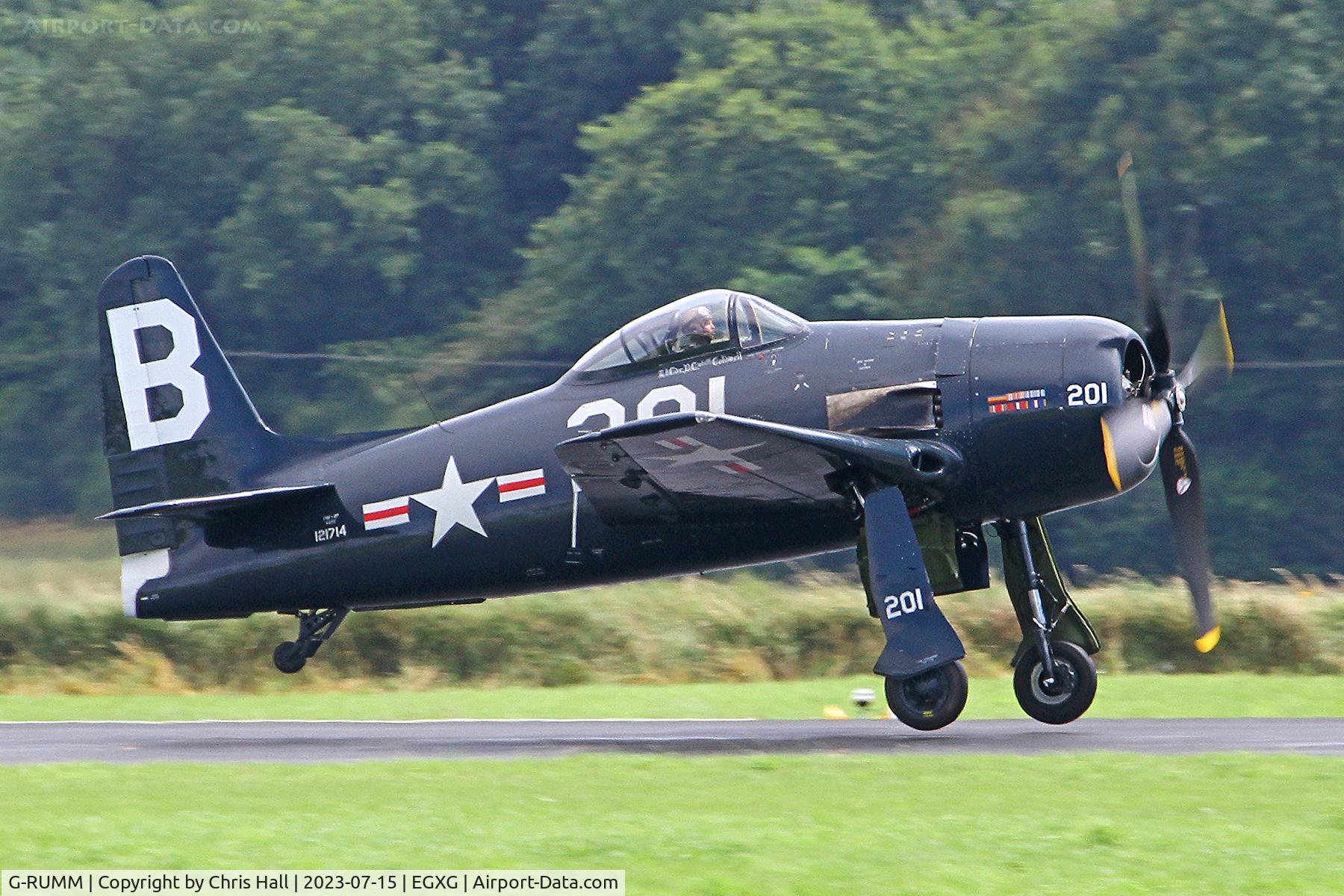 G-RUMM, 1948 Grumman F8F-2 (G58) Bearcat C/N D.1088, Flying Legends 2023