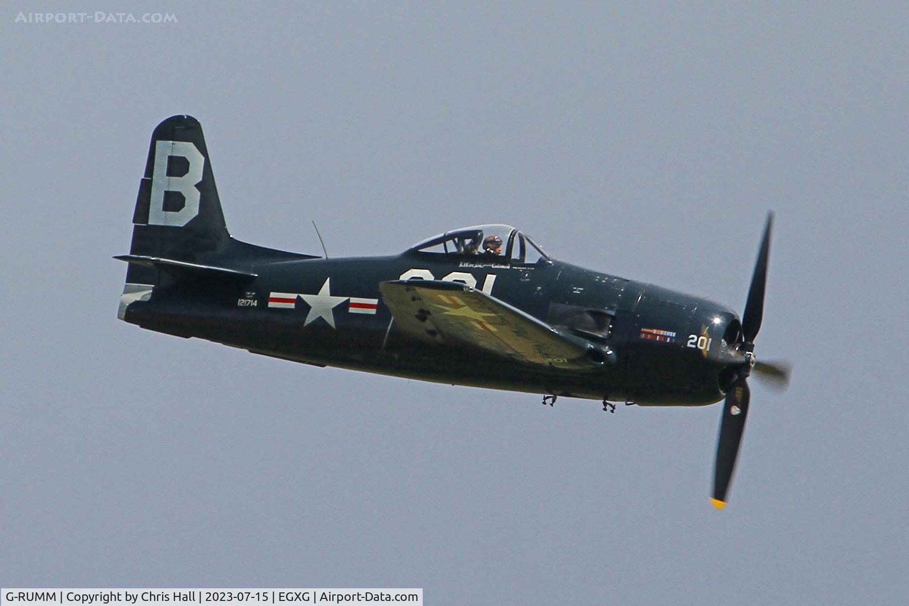 G-RUMM, 1948 Grumman F8F-2 (G58) Bearcat C/N D.1088, Flying Legends 2023