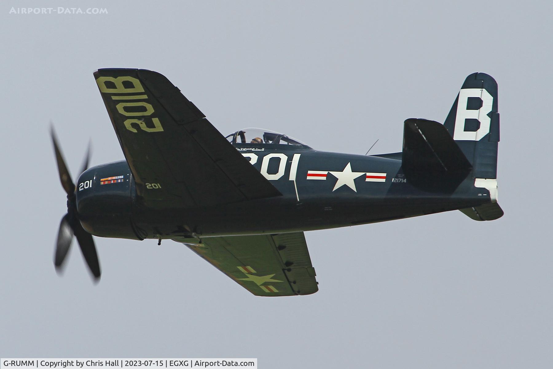 G-RUMM, 1948 Grumman F8F-2 (G58) Bearcat C/N D.1088, Flying Legends 2023